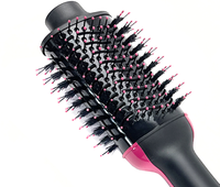 Brosse professionnelle portable de beauté, nouveau design, mini peigne rotatif et sèche-cheveux, pour la maison ou les voyages, vente en gros,