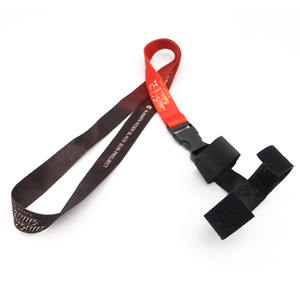 Collar reutilizable promocional a granel barato portavasos de copa de vino Cordón de sublimación de logotipo de impresión personalizado con hebilla de plástico - Product Image 4