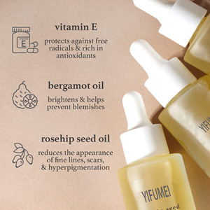 Kuşburnu tohumu cilt onarım pigmentasyon parlatıcı aydınlatma skar yüz için sivilce anti-kırışıklık kuşburnu yağı azaltılması - Product Image 2