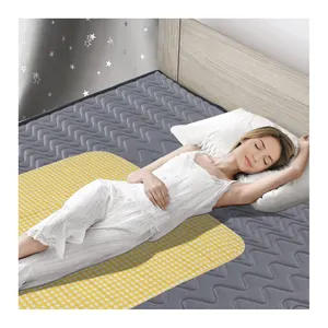 친환경 가정용 지속 가능한 성인용 흡수성 빨 및 재사용 가능한 요실금 침대 패드 여성용