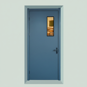 Fácil instalación, entrada al aula, precio competitivo, renovación del baño, PVC, Escuela trasera, oficina, puerta con panel de madera - Product Image 1