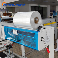 Moonpack FQL550 Versiegelungs- und Schneidemaschine für Kleine Schachteln Kleine Flaschen Kekse Würstchen Teebeutel Versiegelungs- und Schneidemaschine