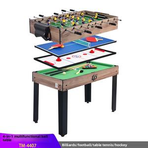 Mesa de Juego Multifuncional 4 en 1 para el Hogar: Futbolín, Ping Pong, Billar y <span class=keywords><strong>Hockey</strong></span> de Aire - Entretenimiento Todo en Uno para Diversión en Casa - Product Image 1
