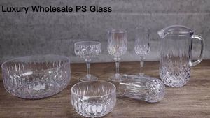 Verres à vin en plastique PS, flûtes à champagne, gobelets à cocktail en acrylique incassable, couleur personnalisée, pour fêtes, mariages, restaurants - Product Image 3
