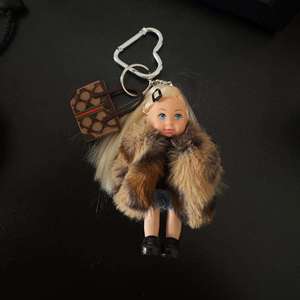 Plush Keychain Cute <b>Mini</b> Doll in Knit Sweater Keychain Cozy Doll Pendant Adorable Bag Accessory Warm Gift for Kids and Girls - Product Image 5