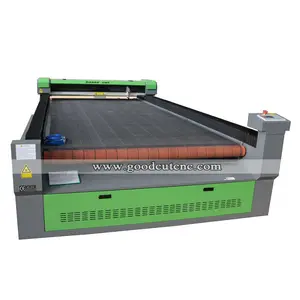 Mesin Potong Kain Kontrol Komputer, Roll Laser CO2 CNC Pengukir dengan Meja Sarang Lebah