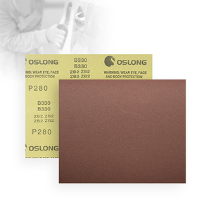 OEM personnalisable P220 Autobody haute performance PSA papier de verre alumine zircone carbure de silicium 1.2mm rectangle de meulage moyen - Product Image 2