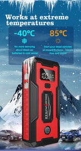 Arrancador de Baterías Portátil <span class=keywords><strong>para</strong></span> Auto y Camioneta de 12V, Banco de Energía USB-C de 45W con Linterna LED, Arrancador de Auto de 88.8W - Product Image 3