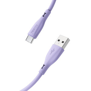 CA119L Yesido Max 2A <span class=keywords><strong>USB</strong></span> a IP 1M <span class=keywords><strong>Cable</strong></span> de datos de carga rápida de silicona líquida - Product Image 1