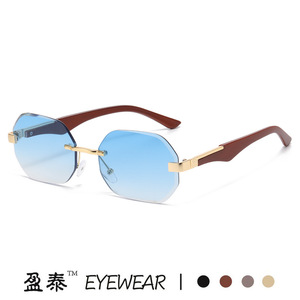 Eyewear Irregular <b>Square</b> <b>Sunglasses</b> UV400 PC Lens Unisex Fashion Sun Glasses - Product Image 4