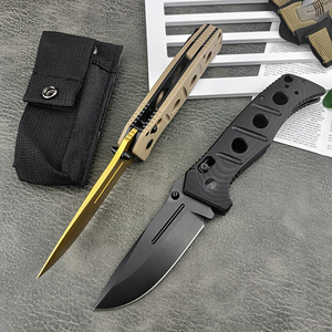 Couteau de chasse pliable BM ADAMAS 275, outil de survie multi-usage pour le camping, couteau portable pour la vie quotidienne, couteau à légumes et fruits ECD, OEM - Product Image 2