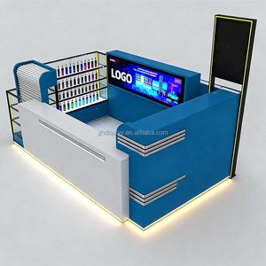 Tùy Chỉnh Nội Thất Cao Cấp Thanh Kiosk Khói Cửa Hàng Tốt Nhất Nhà Cung Cấp Thuốc Lá Hiển Thị Thiết Kế Mới Khói Kính Showcase - Product Image 3