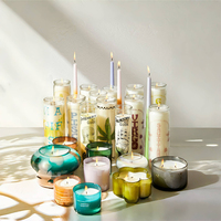 AIKUN Durable Réutilisable Écologique Fait à la Main Aromathérapie Purifier L'air Colonne Bougies Souhaits Vibrant Holiday Diwali Ramadan