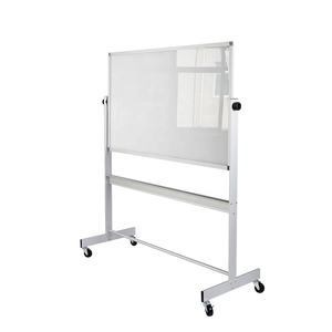 Pizarra blanca ajustable de 90x60cm para móvil, tablero de anuncios de enseñanza con rueda Flexible para escuela, hogar, Metal duradero económico - Product Image 6