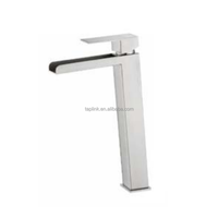 Robinet cascade à prix d'usine, en acier inoxydable 304, moderne, pour lavabo, eau chaude et froide, à poser sur comptoir, simple