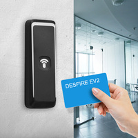 Lector de Control de Acceso WG 26/34 RS232 13.56MHz RFID Sin Contacto, Lector de Tarjetas