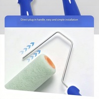 Rouleau de peinture texturé artistique de 9 pouces pour peinture au latex, éponge en plastique, conception sans angles morts, pour créer des textures de qualité supérieure