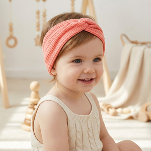 Nouveauté été : Bandeau en nylon pour femme avec nœud, ornement capillaire couleur unie, <span class=keywords><strong>foulard</strong></span> large sans couture en gaze couleur bonbon, tendance - Product Image 4