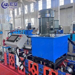 Machine de formage verticale automatique CNC de type V avec moteur, pompe et roulement PLC pour étagères légères - Product Image 4