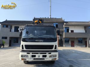 Pompe à béton d'occasion Achieve Junjin 37M, portée horizontale 32M, <span class=keywords><strong>tuyau</strong></span> de pompe à béton, best-seller, Jxr37-4.16Hp, <span class=keywords><strong>camion</strong></span> pompe à béton - Product Image 5
