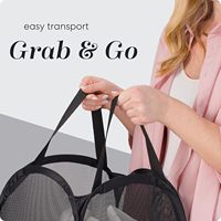 Panier de rangement pliable personnalisé en nylon Oxford et maille, durable, design peu encombrant, pour vêtements, jouets, panier à linge pop-up domestique SX