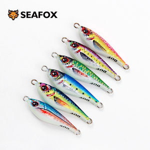 <span class=keywords><strong>Jig</strong></span> de pêche en eau salée Weihai Seafox 10g 15g 20g 25g 30g 40g, <span class=keywords><strong>jig</strong></span> métallique pour la pêche, petit <span class=keywords><strong>jig</strong></span> lent, lumière UV - Product Image 1