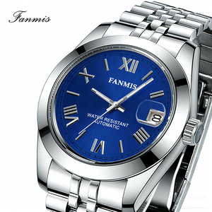 Nouveau cadran de luxe de haute qualité Sunray Vintage or chiffre romain NH35 mouvement Mod montre mécanique à vendre - Product Image 3