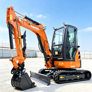Mini Excavadora de 1, 2 y 3.5 Toneladas en Oferta, Motor con Certificación EPA y CE, Excavadora Hidráulica Pequeña para Jardín, Granja y Construcción - Product Image 1
