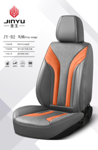 Venta Directa de Fábrica de Fundas de Asiento de Coche de Cuero Genuino de Diseño Nuevo en Varios Colores - Product Image 4