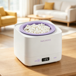 Calentador de Cera Portátil WAXKISS de 160 ml con Pantalla Digital y Control de Temperatura para Depilación Corporal con Cera Dura - Product Image 1