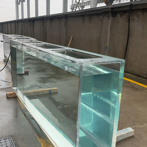 Carro armato di pesce grande dell'acquario acrilico di rettangolo ecologico di prezzi bassi di dimensione su misura - Product Image 6