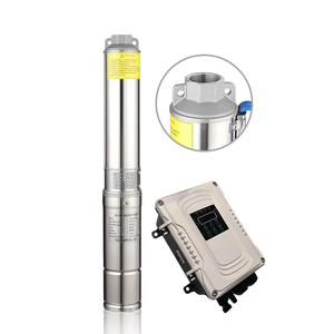 Système de pompes solaires avec panneaux solaires, pompe de forage solaire 1 CV pour l'irrigation AS-DC-PUMP, système de pompes solaires DC 1,5 CV pour puits profonds - Product Image 4