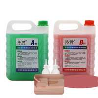 Colle acrylique AB transparente à faible formation de bulles pour collage de lentilles optiques, colle méthacrylate rouge et bleue