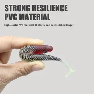 Leurre souple en PVC, queue en T creuse, pour carpes et black-bass, lancer longue distance, appât vivant sans hameçons, montage de pêche au black-bass - Product Image 2