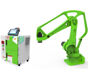 Bras robotisé articulé industriel automatique 2026 pour la palettisation des sacs d'engrais, incluant le PLC principal et les composants moteur (roulements) - Product Image 4