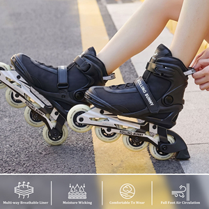 Patines en Línea Profesionales 2026 para Hombre y Mujer, Marco de Aleación de Aluminio con 4 Ruedas, Ideales para Deportes Recreativos al Aire Libre - Product Image 3