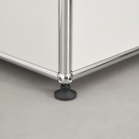 Table de Chevet Modulaire Extensible de Luxe en Acier Inoxydable, Table Basse pour Appartement, Maison, Chambre, Salon, Rangement