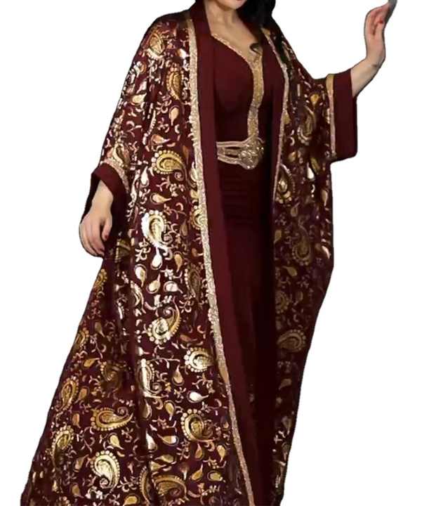Popular trade Middle East robe women's clothing Muslim robe women's long dress embroidered new temperament dress evening dress