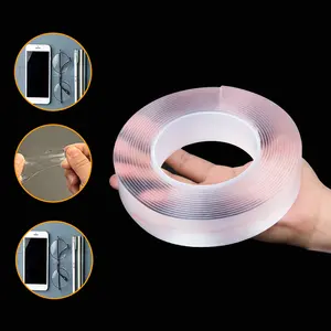 3 Meters Nano Double Sided Tape Heavy-Duty Transparent Washable Traceless Nano Tape Sticky Sided Tape