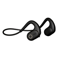 Sur l'oreille casque à conduction d'air écouteur sans fil Microphone à flèche détachable pour ordinateur portable casques téléphoniques