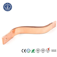 Barra Colectora de Cobre Flexible, Conector de Cobre Laminado y Recubierto de Estaño para Transformadores de Equipos de Conexión