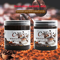 Vente chaude hydratant couche profonde réparation café corps gommage bain moussant sel exfoliant gommage pour les pieds