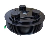 Conjunto de embrague de compresor TM21 TM22 137MM 8PK 12V 24V de alta calidad