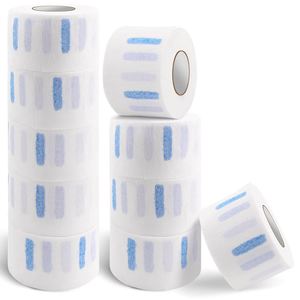 Venta Directa de Fábrica, Rollo de Papel para Cuello Desechable Blanco, Ecológico, Impermeable, de Algodón, 100 Tiras/Rollo, para Salón de Belleza Profesional - Product Image 1