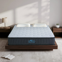 Maßgefertigte Doppelseitige Premium-Kühlmatratze mit Taschenfederkern Atmungsaktive Hypoallergene Gel-Memory-Foam-Matratze