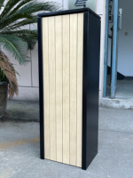 Boîte aux lettres murale extérieure en acier galvanisé sur mesure, verrouillable, pour la livraison de colis