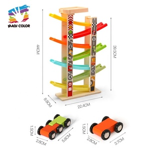 New Design Educational Toddlers <strong>Wooden</strong> Slot Car <strong>Track</strong> with Cars W04E097 - Product Image 3