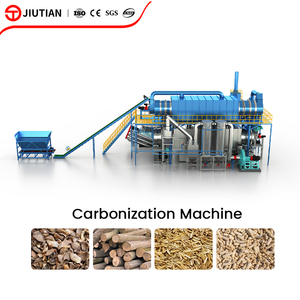 Four à charbon de coco continu pour la production de biochar à partir de déchets de biomasse - Product Image 2