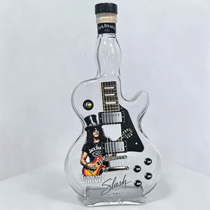 Bouteille en verre créative personnalisée en forme de violon pour whisky, vin, brandy, <span class=keywords><strong>tequila</strong></span>, vodka - Product Image 5