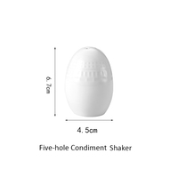 Offre Spéciale : Ensemble de pots à condiments en céramique en forme d'œuf, salière et poivrière, flacon à assaisonnements pour compagnies aériennes
